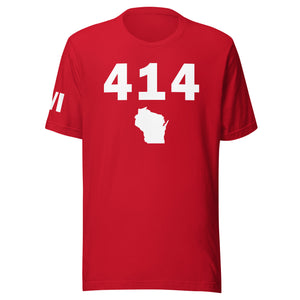 414 Area Code Unisex T Shirt