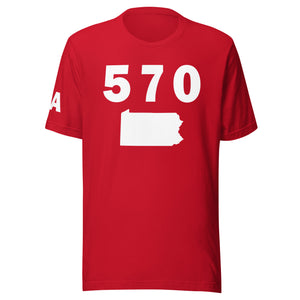 570 Area Code Unisex T Shirt