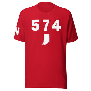574 Area Code Unisex T Shirt