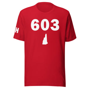 603 Area Code Unisex T Shirt