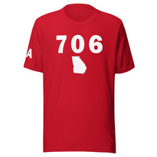 Load image into Gallery viewer, 706 Area Code Unisex T Shirt