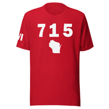 Load image into Gallery viewer, 715 Area Code Unisex T Shirt