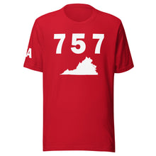 Load image into Gallery viewer, 757 Area Code Unisex T Shirt