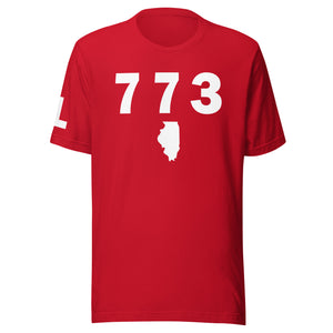 773 Area Code Unisex T Shirt