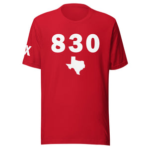 830 Area Code Unisex T Shirt