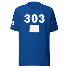 Load image into Gallery viewer, 303 Area Code Unisex T Shirt