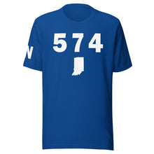 Load image into Gallery viewer, 574 Area Code Unisex T Shirt