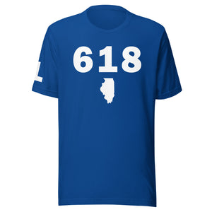 618 Area Code Unisex T Shirt