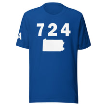 Load image into Gallery viewer, 724 Area Code Unisex T Shirt