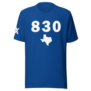 830 Area Code Unisex T Shirt