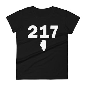 217 Area Code Women's Fashion Fit T Shirt