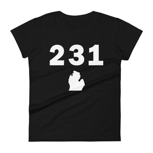 231 Area Code Women's Fashion Fit T Shirt