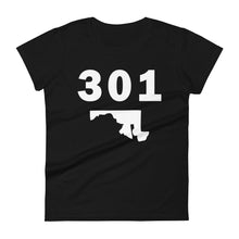 Load image into Gallery viewer, 301 Area Code Women&#39;s Fashion Fit T Shirt