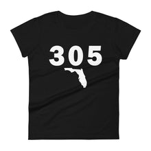 Load image into Gallery viewer, 305 Area Code Women&#39;s Fashion Fit T Shirt