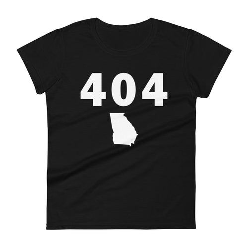 404 Area Code Women's Fashion Fit T Shirt