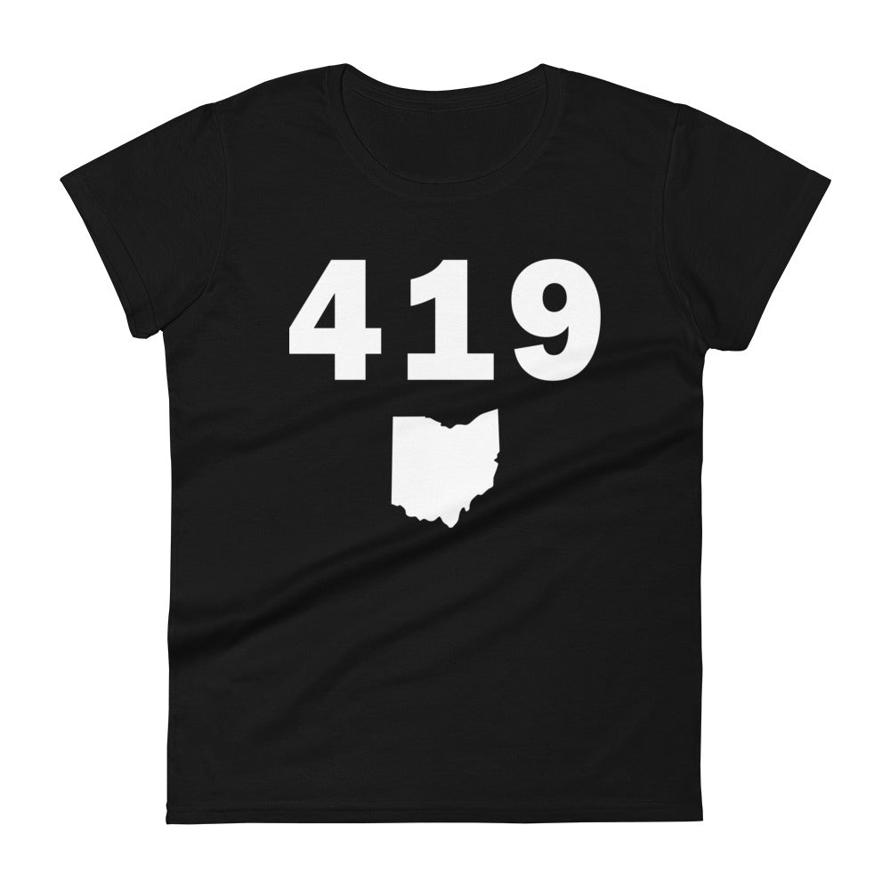 419 Area Code Women's Fashion Fit T Shirt