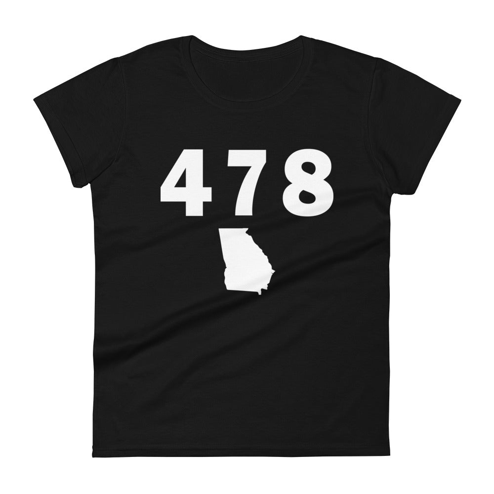 478 Area Code Women's Fashion Fit T Shirt