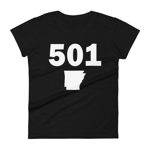 501 Area Code Women's Fashion Fit T Shirt