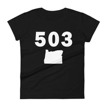 Load image into Gallery viewer, 503 Area Code Women&#39;s Fashion Fit T Shirt