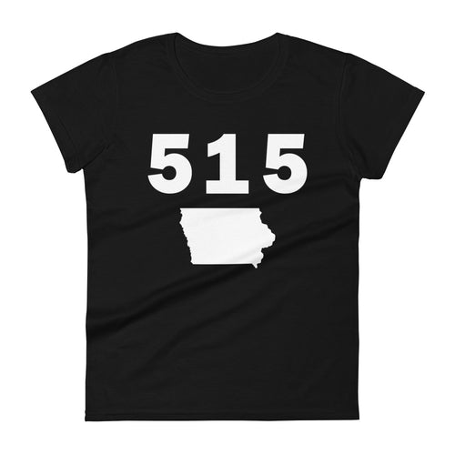 515 Area Code Women's Fashion Fit T Shirt