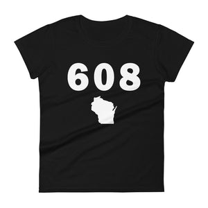 608 Area Code Women's Fashion Fit T Shirt