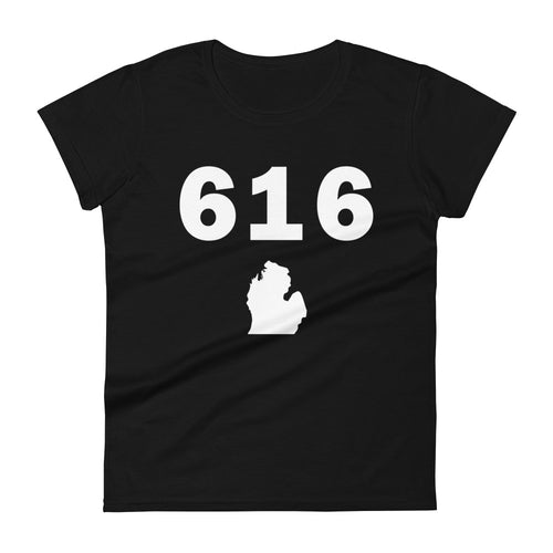 616 Area Code Women's Fashion Fit T Shirt