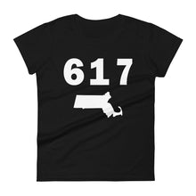 Load image into Gallery viewer, 617 Area Code Women&#39;s Fashion Fit T Shirt