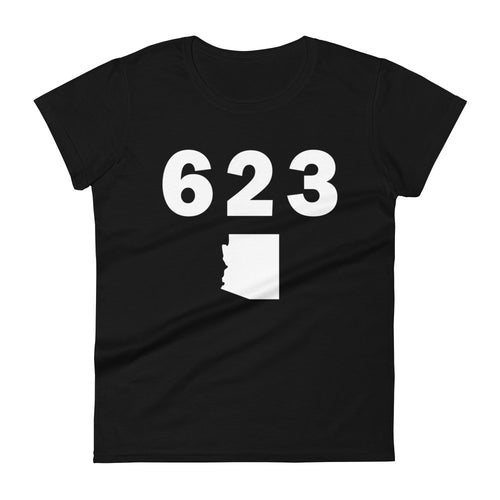 623 Area Code Women's Fashion Fit T Shirt