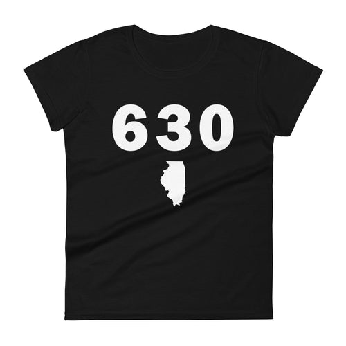 630 Area Code Women's Fashion Fit T Shirt
