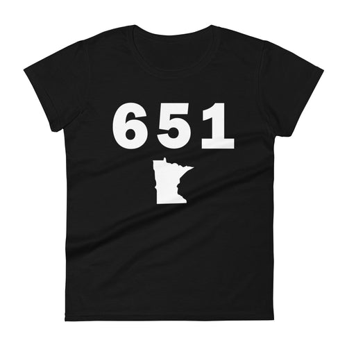 651 Area Code Women's Fashion Fit T Shirt