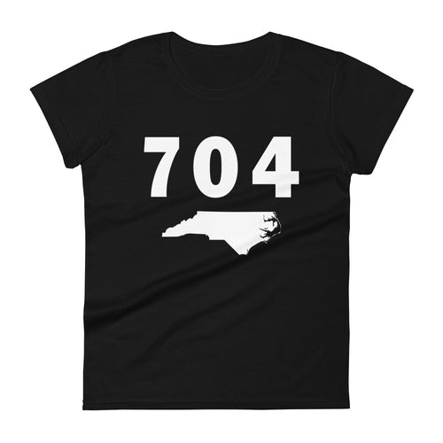 704 Area Code Women's Fashion Fit T Shirt