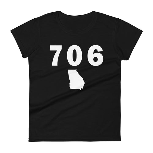 706 Area Code Women's Fashion Fit T Shirt