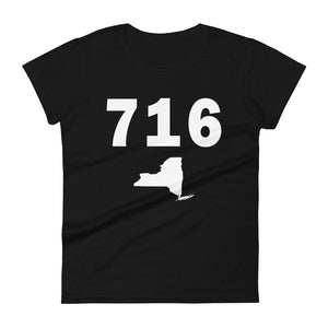 716 Area Code Women's Fashion Fit T Shirt