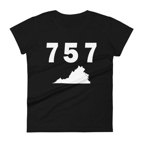757 Area Code Women's Fashion Fit T Shirt