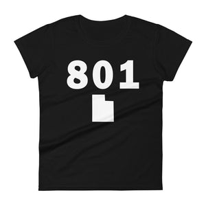 801 Area Code Women's Fashion Fit T Shirt