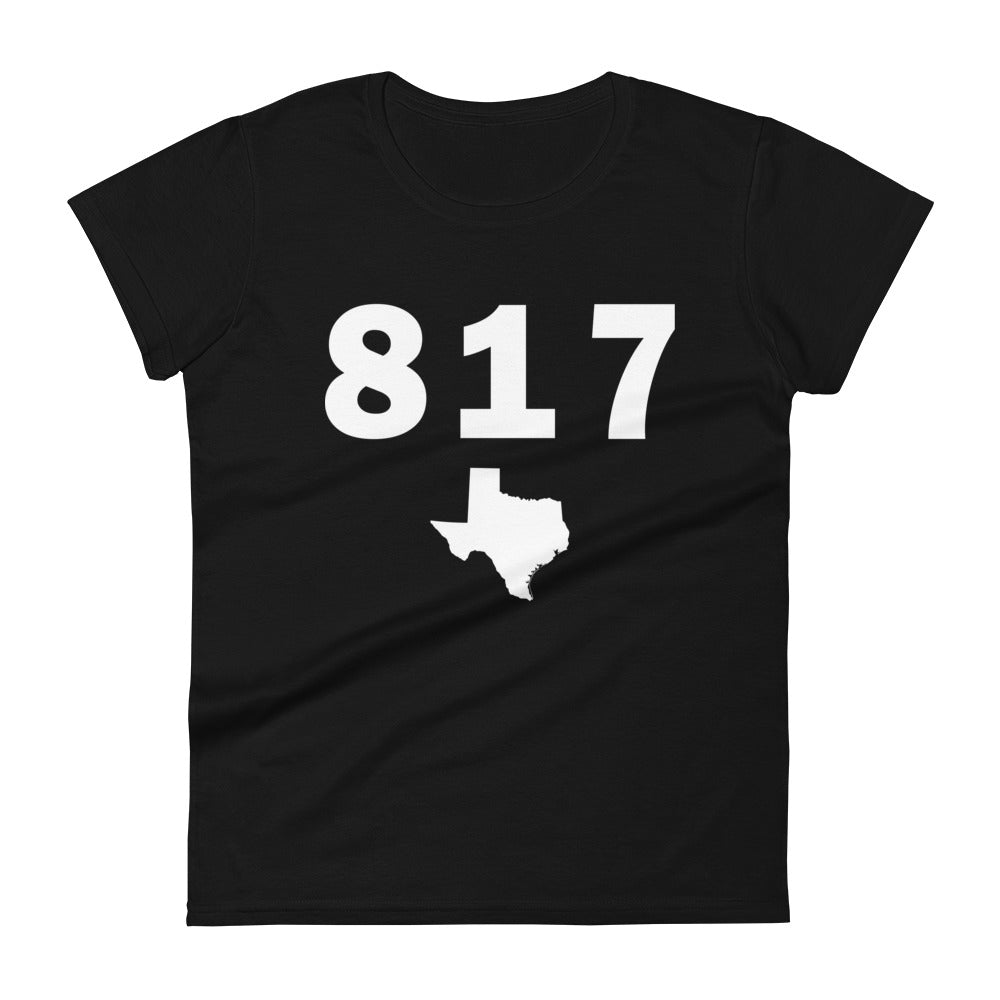 817 Area Code Women's Fashion Fit T Shirt