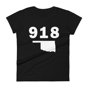 918 Area Code Women's Fashion Fit T Shirt