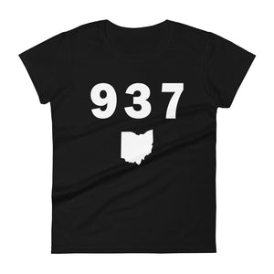 937 Area Code Women's Fashion Fit T Shirt