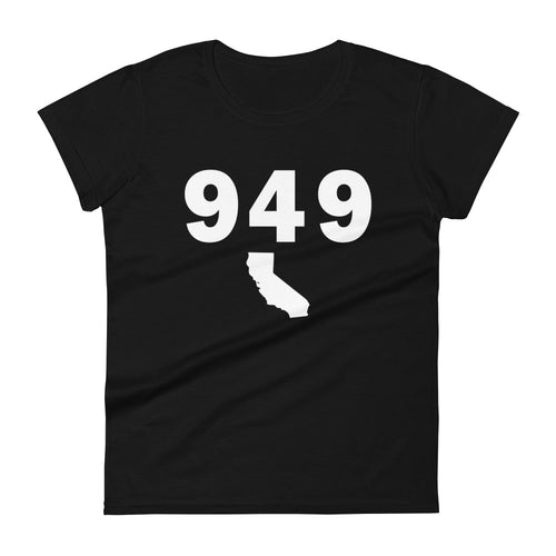 949 Area Code Women's Fashion Fit T Shirt