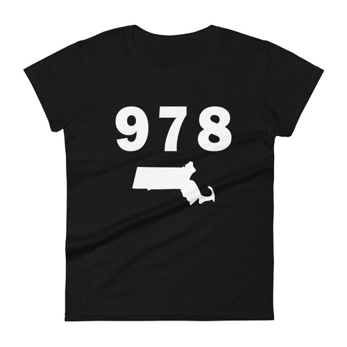 978 Area Code Women's Fashion Fit T Shirt