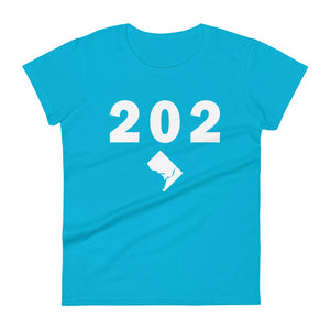 202 Area Code Women's Fashion Fit T Shirt