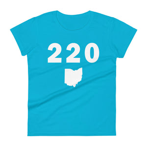 220 Area Code Women's Fashion Fit T Shirt