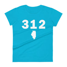 Load image into Gallery viewer, 312 Area Code Women&#39;s Fashion Fit T Shirt