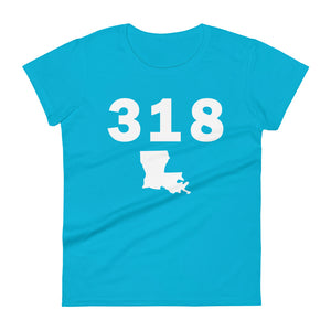 318 Area Code Women's Fashion Fit T Shirt