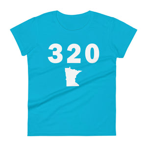 320 Area Code Women's Fashion Fit T Shirt