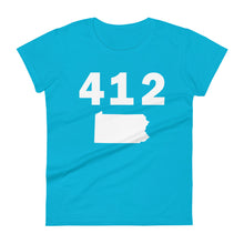 Load image into Gallery viewer, 412 Area Code Women&#39;s Fashion Fit T Shirt