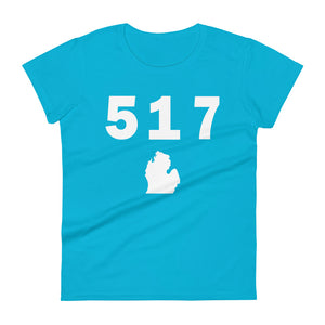 517 Area Code Women's Fashion Fit T Shirt