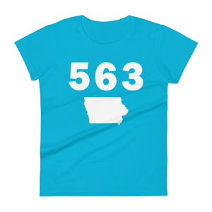 563 Area Code Women's Fashion Fit T Shirt