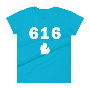 616 Area Code Women's Fashion Fit T Shirt