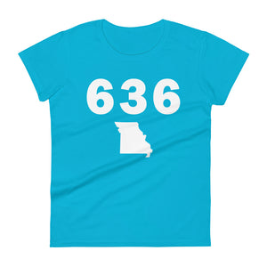 636 Area Code Women's Fashion Fit T Shirt